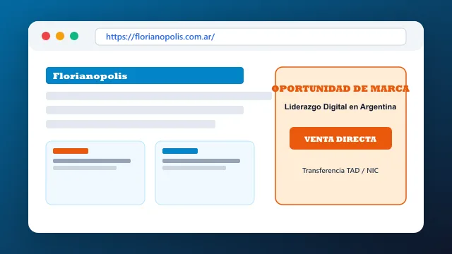 Modelo de aplicación comercial y proyectos digitales para florianopolis.com.ar